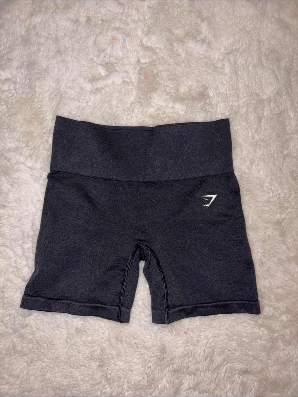 Gymshark Black High-Waist Bike Shorts